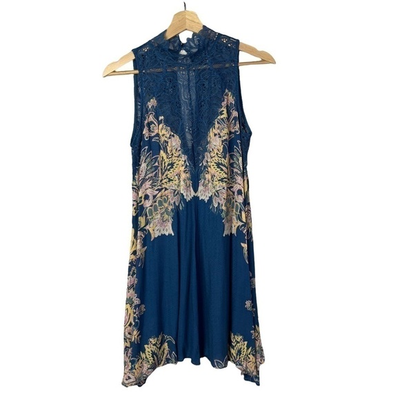 Free People Intimately Marsha Printed Slip Dress XS - Picture 4 of 8